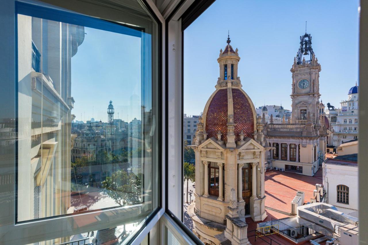 Ayuntamiento Panoramic Valência Exterior foto